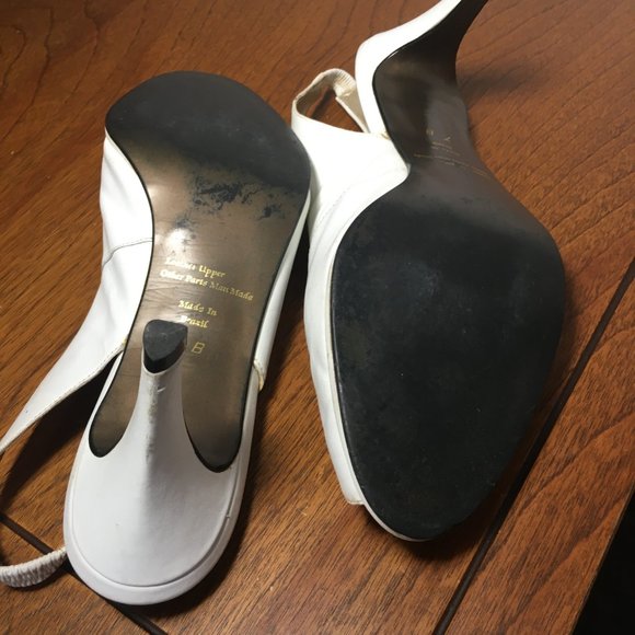 CONNIE Open Toe Slingback High Heel Shoes - Picture 3 of 4